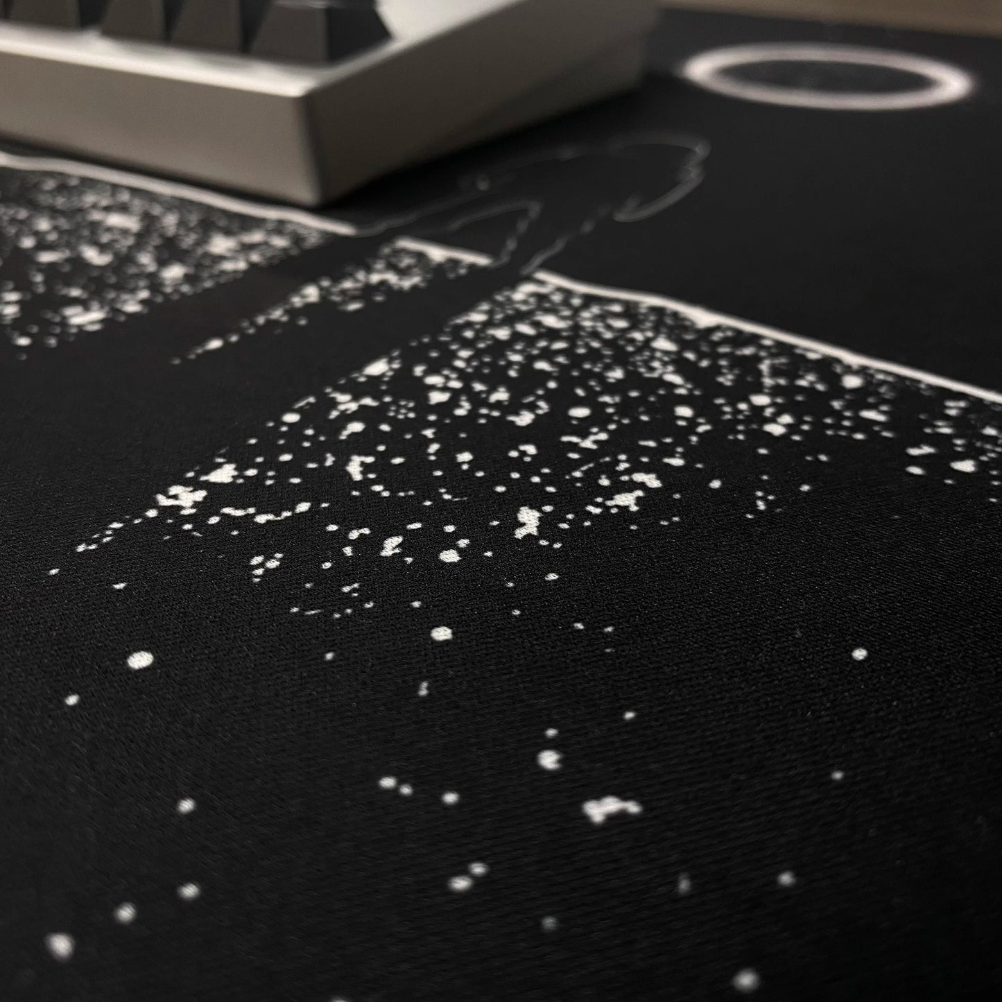 Black Moon Mouse Pad