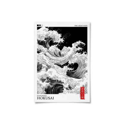 Affiche Hokusai — The Great Wave