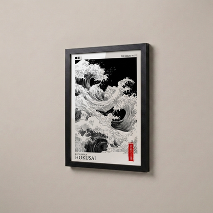 Affiche Hokusai — The Great Wave