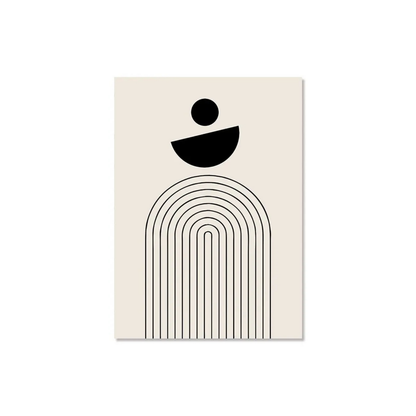 Affiche Boho — Géométrie Minimaliste