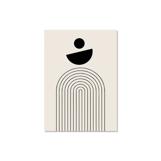 Affiche Boho — Géométrie Minimaliste