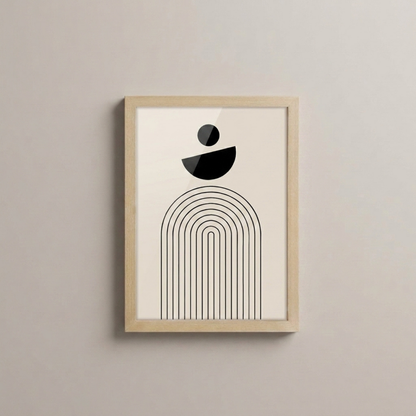 Affiche Boho — Géométrie Minimaliste
