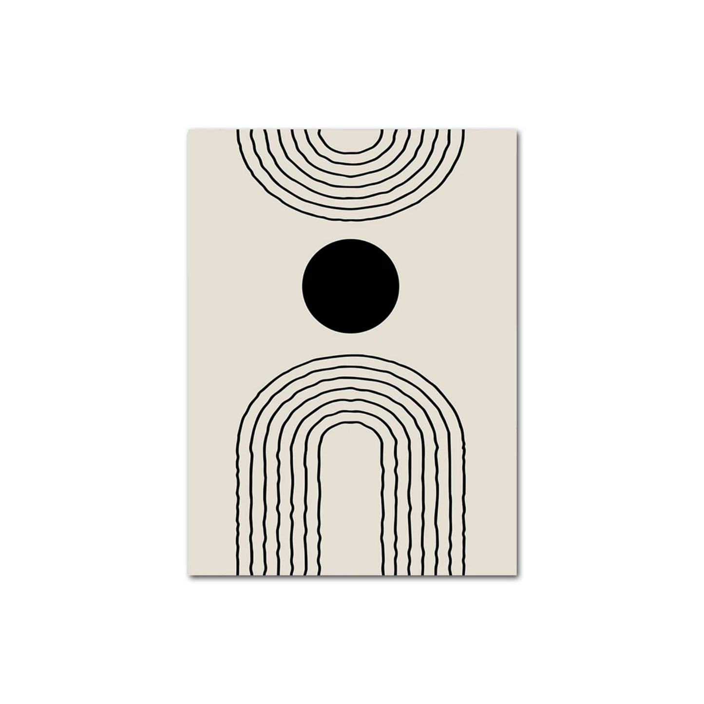 Affiche Boho — Géométrie Minimaliste