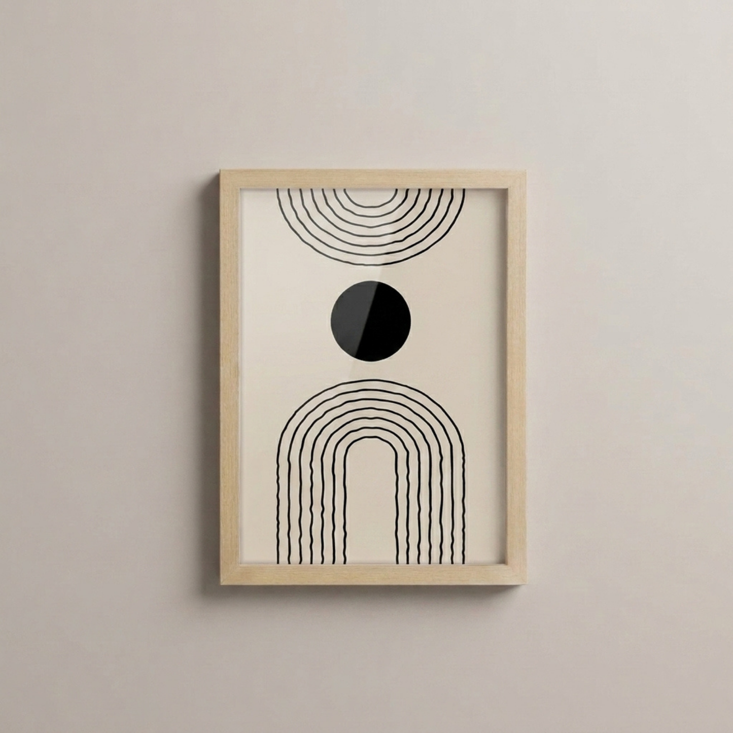 Affiche Boho — Géométrie Minimaliste