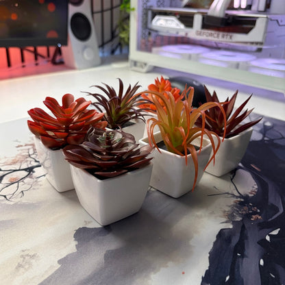 Red mini Plant pots