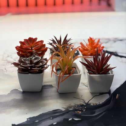 Red mini Plant pots