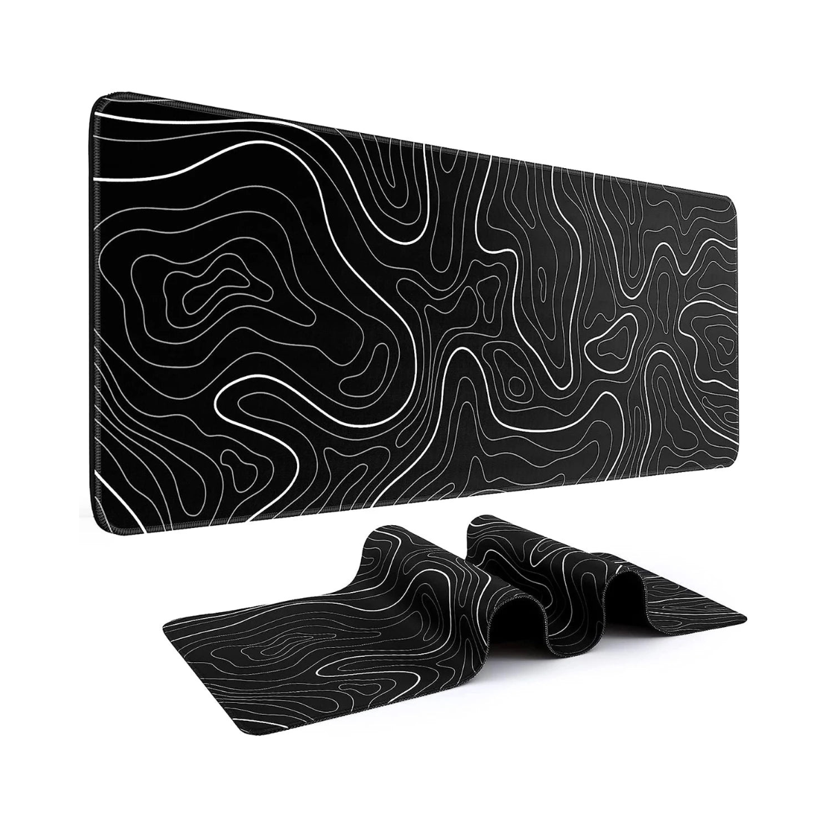 Black Vortex Mouse Pad