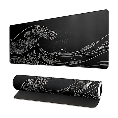 Wave Japan mouse pad