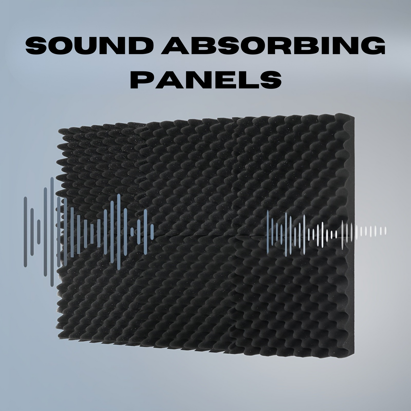 x24 Black Acoustic Panels