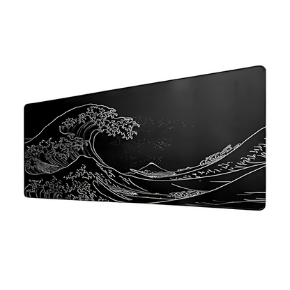 Wave Japan mouse pad