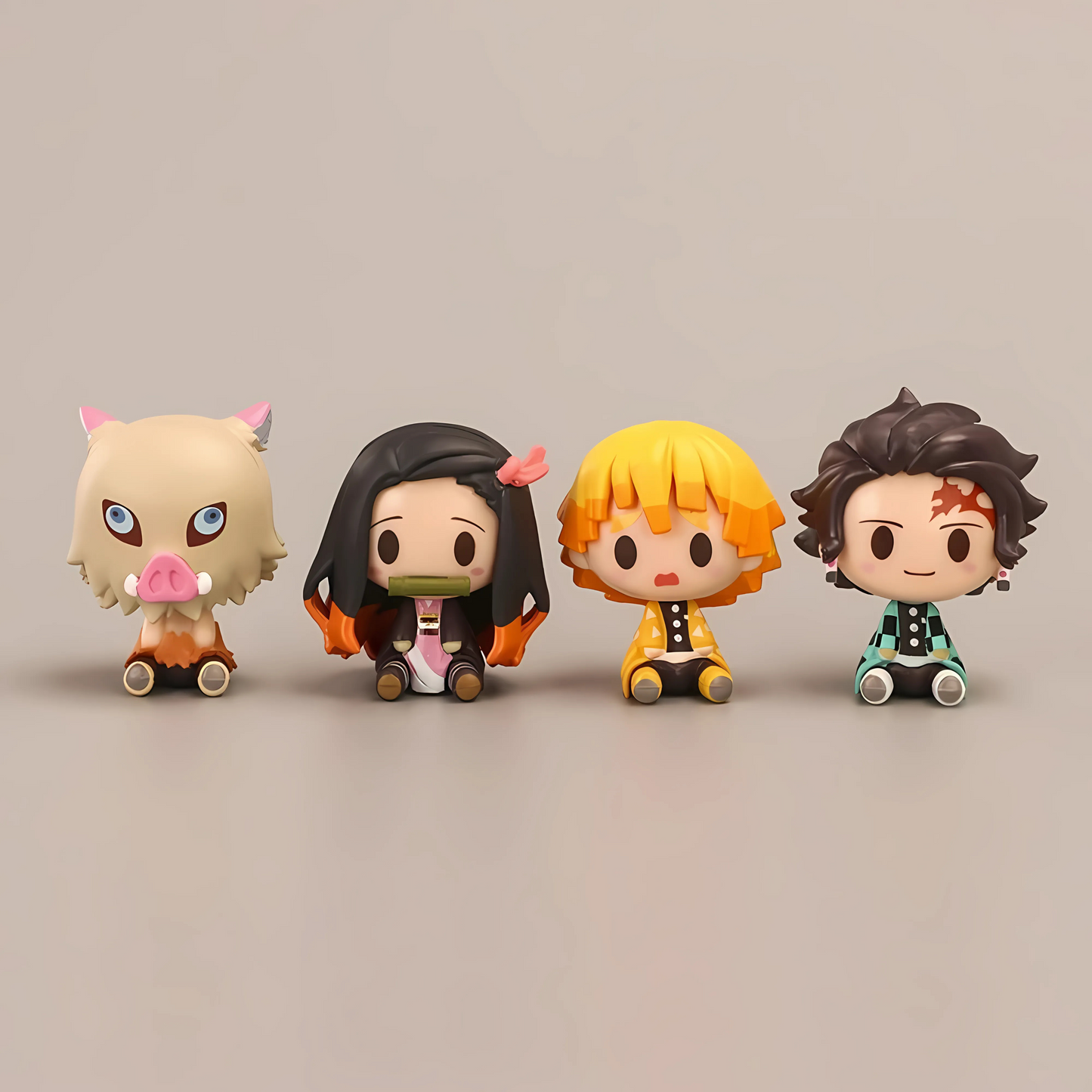 4 Minifigurines Demon Slayer